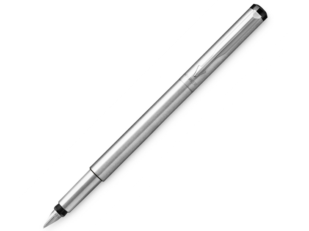 Ручка перьевая Parker Vector Standard Stainless Steel CT, серебристый-0