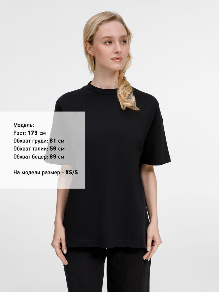 Футболка оверсайз унисекс Sinkopa, черная-5