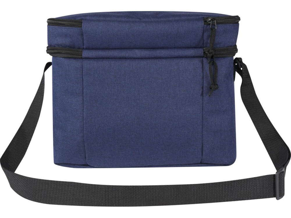 Tundra сумка-холодильник из переработанного РЕТ-пластика, сертиф. согласно GRS - Heather navy-2
