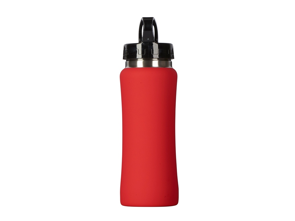 Бутылка для воды Bottle C1, сталь, soft touch, 600 мл, красный-3