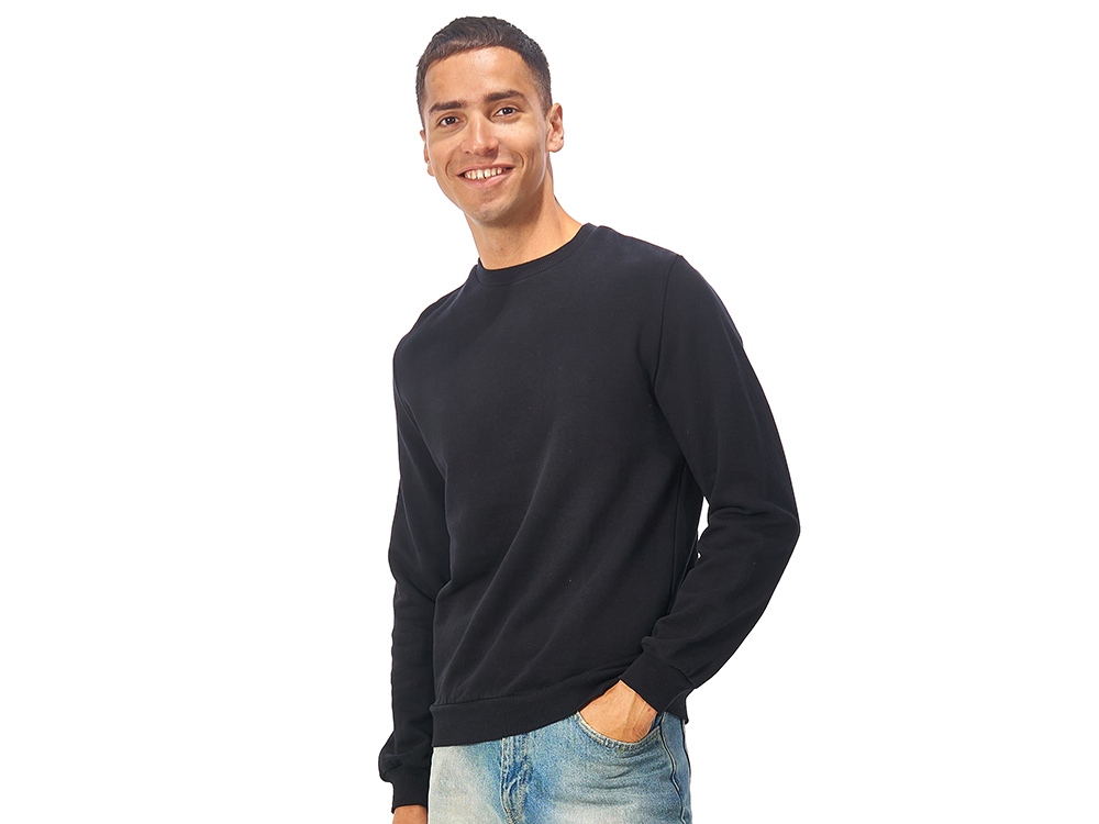 Свитшот Monaco унисекс, черный-3