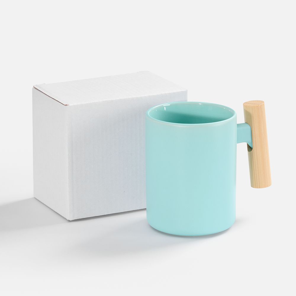 Кружка для сублимационной печати Ecogrami, голубая-0