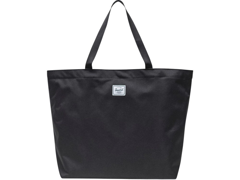Herschel Classic™ эко-сумка-тоут из переработанного материала объемом 19 л - сплошной черный-1
