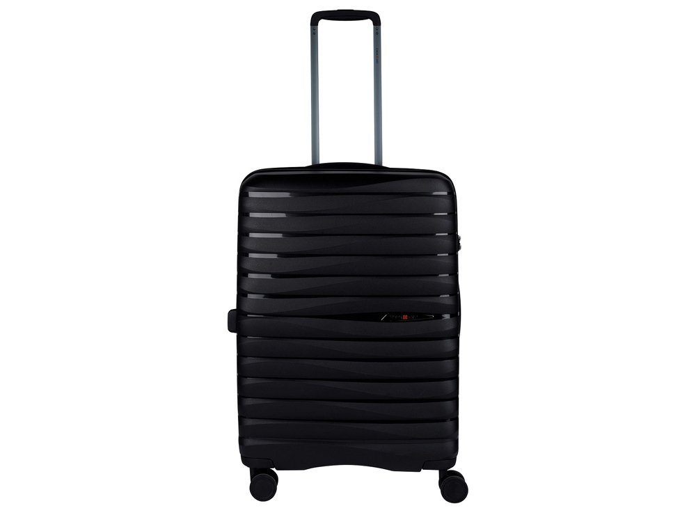 Чемодан Eberhart Dune средний М полипропилен черный 46D-009-424-1