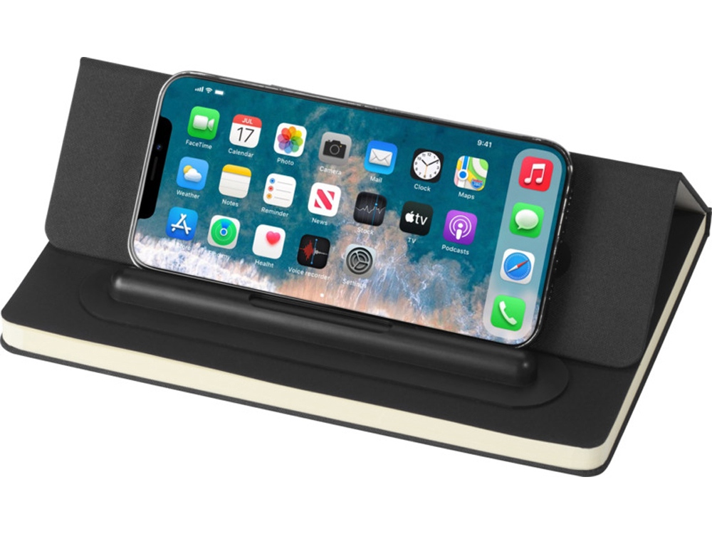 Skribo набор из шариковой ручки и блокнота - Черный-4