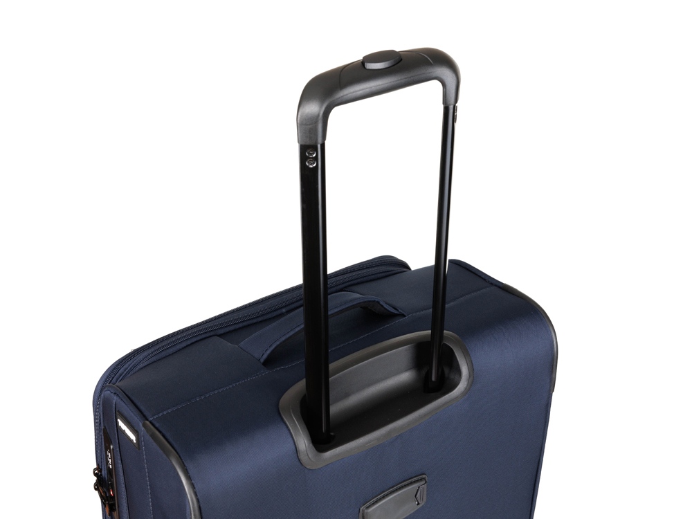 Чемодан TORBER Brosno, синий, нейлон 600D, 48 х 30 х 78 см, 85 л-3