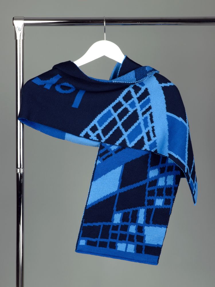 Шарф Joyful на заказ, XL, полушерсть-5