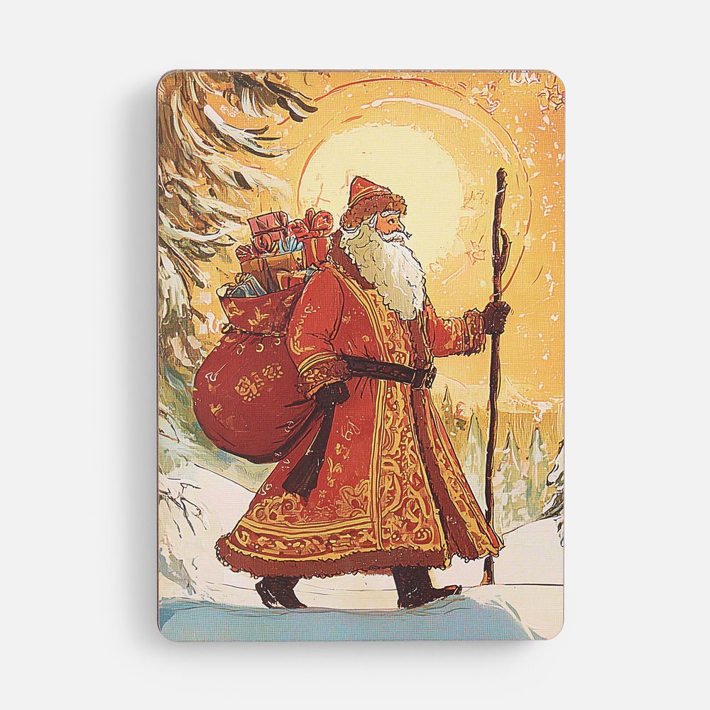 Пазл фигурный «Дед Мороз»-1