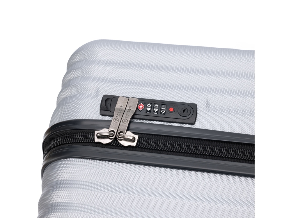 Чемодан TORBER Lama, серебристый, ABS-пластик, 43 х 25,5 х 67 см, 62 л-6