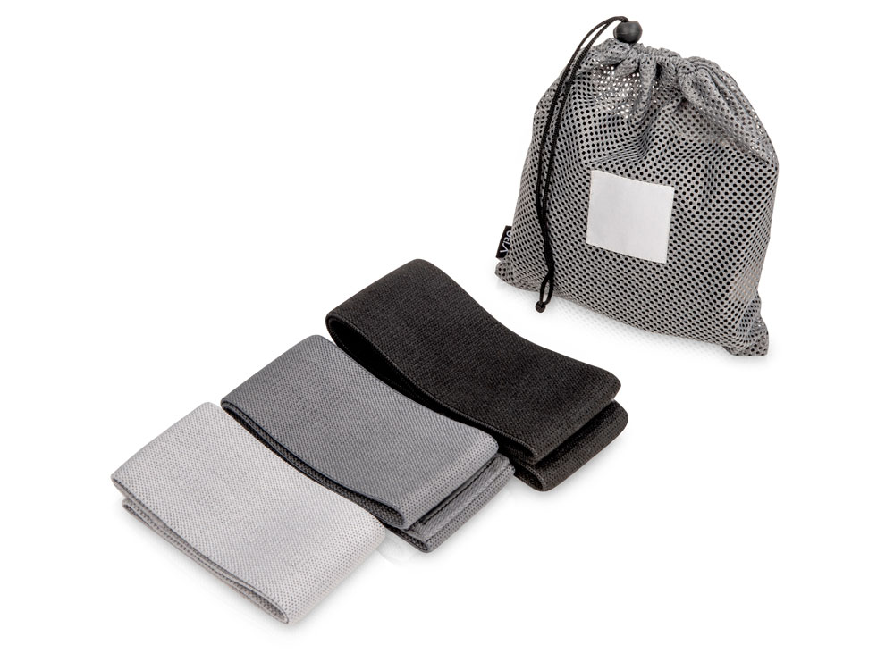 Набор тканевых фитнес резинок, 8см-0