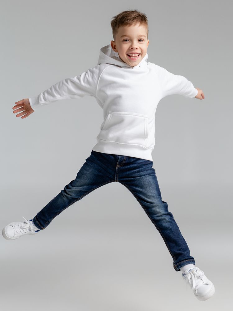 Толстовка детская Stellar Kids, белая-4