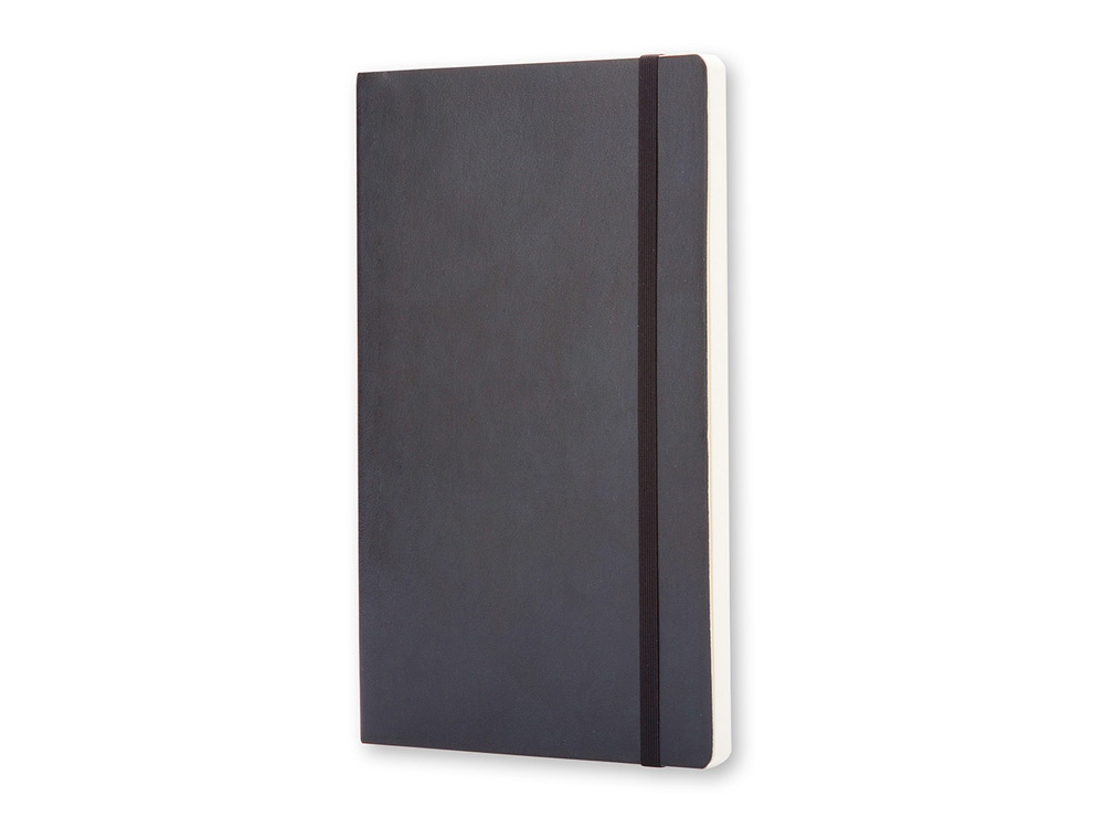 Записная книжка Moleskine Classic Soft (нелинованный), Large (13х21см), черный-0