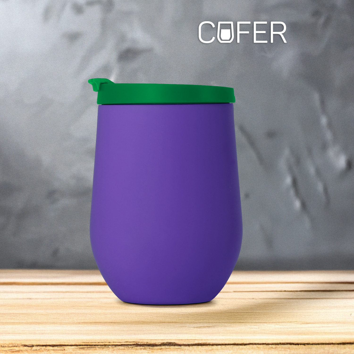 Набор NEO DUO: Кофер софт-тач NEO CO12s с дополнительной крышкой (фиолетовый с зеленым)-0