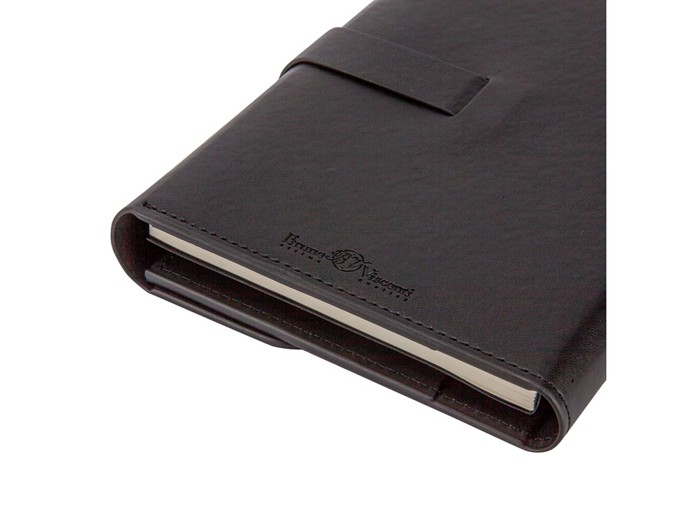 Ежедневник недатированный А5 Senate с магнитным клапаном, черный-6