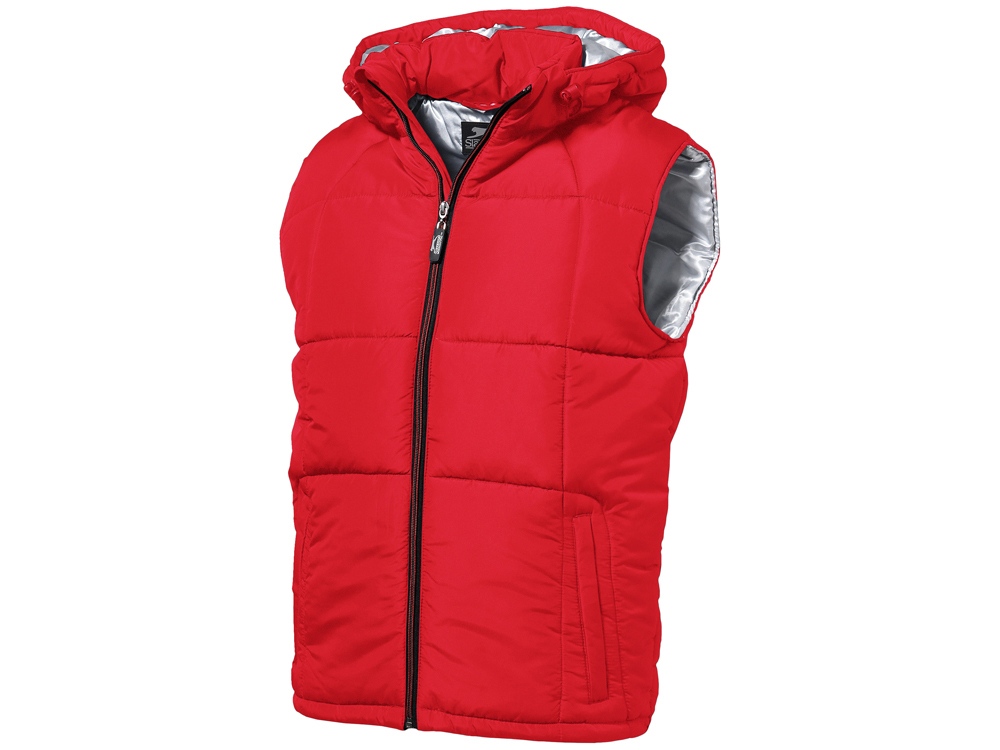 Жилет мужской, Slazenger, красный/стальной-0