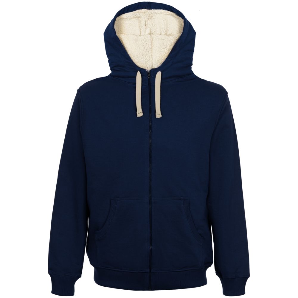 Толстовка на молнии Kulonga Sherpa, темно-синяя-1