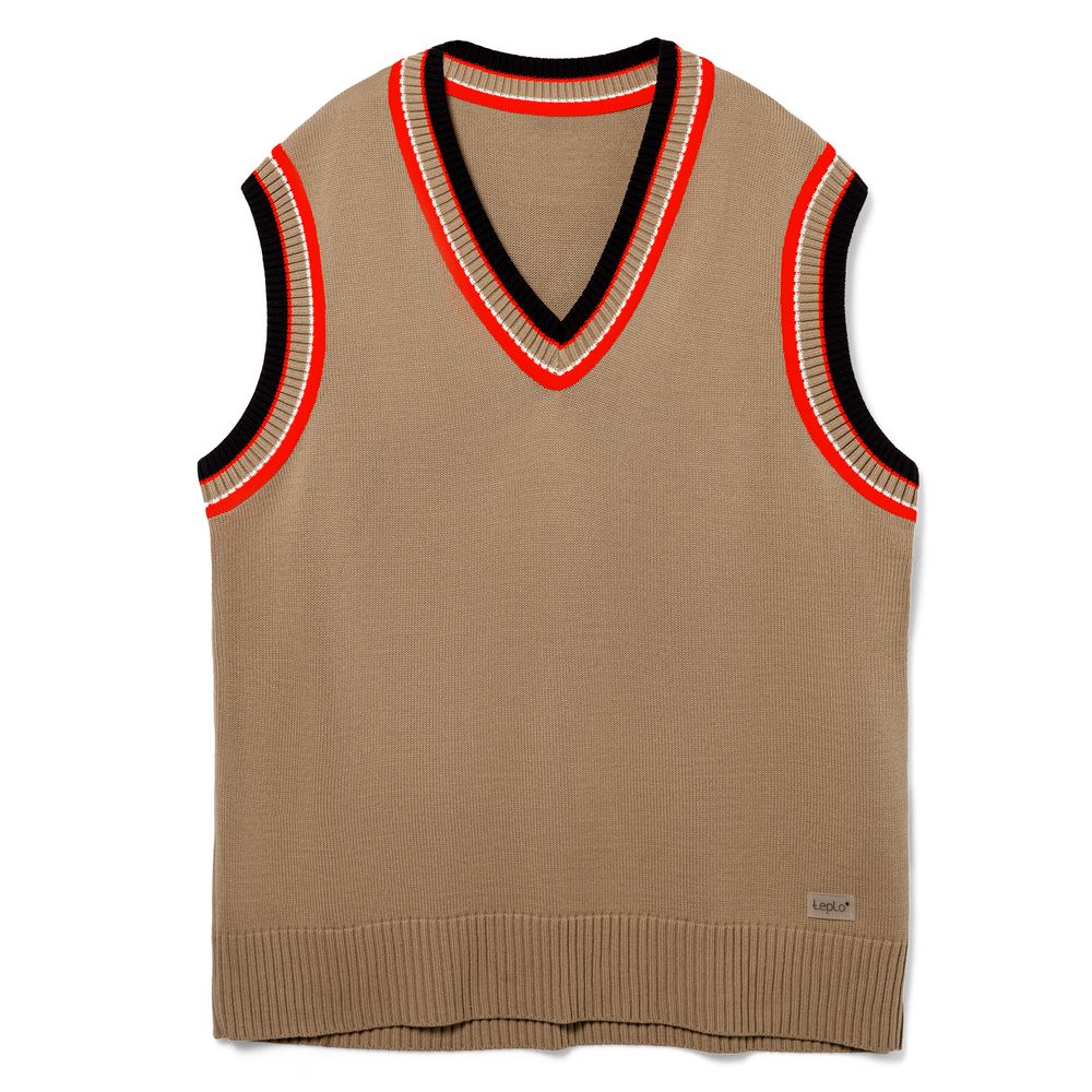 Жилет оверсайз унисекс Cornell в сумке, бежевый-0