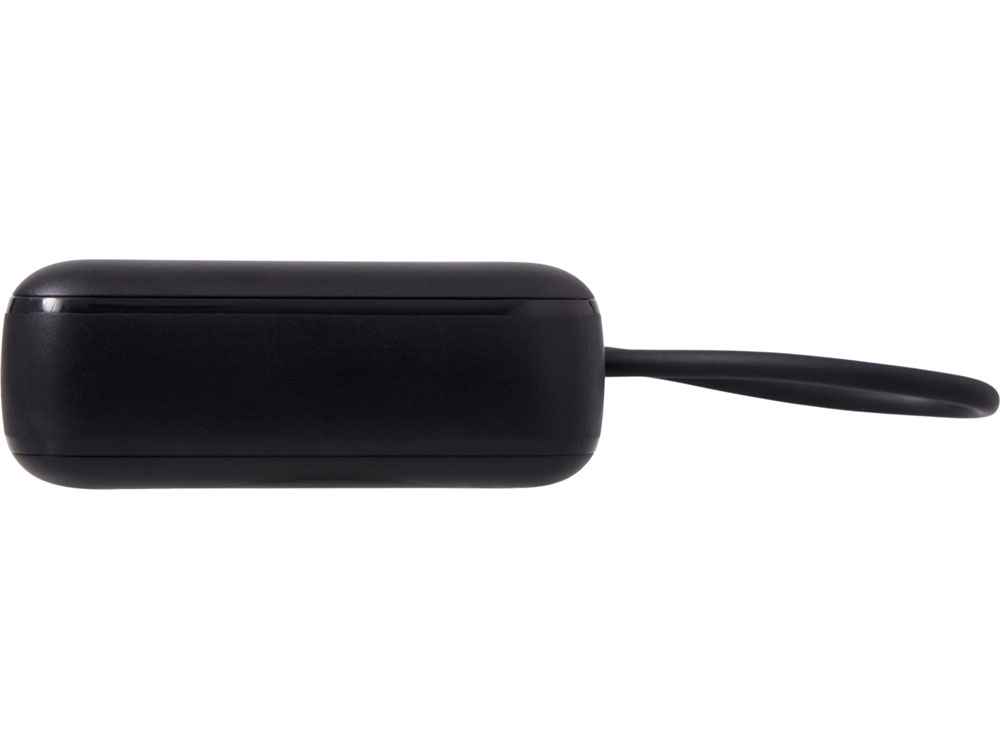 Внешний аккумулятор со встроенным кабелем Liri, QC/PD, 10000 мАч, черный-7