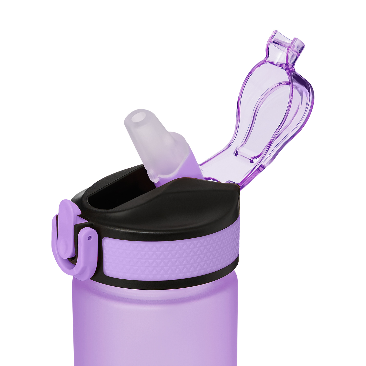 Бутылка для воды Flip mini, фиолетовая-2