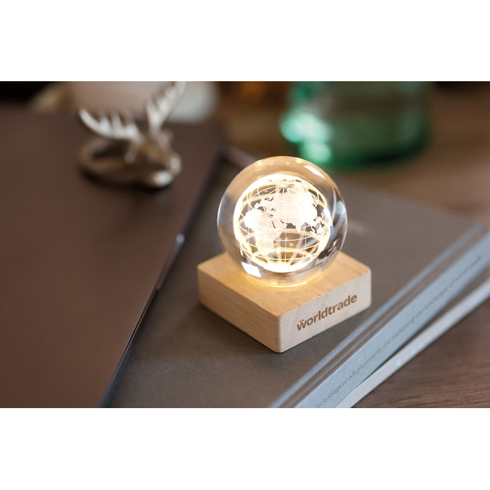 Шар глобус, древесный-3