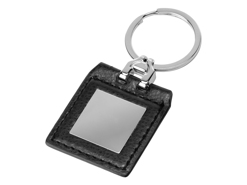 Брелок прямоугольный, черный-0