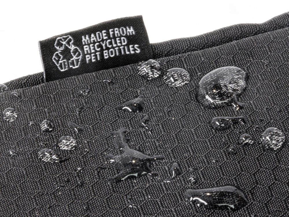 Легкий складывающийся рюкзак-мессенджер Venturer Eco, черный-7