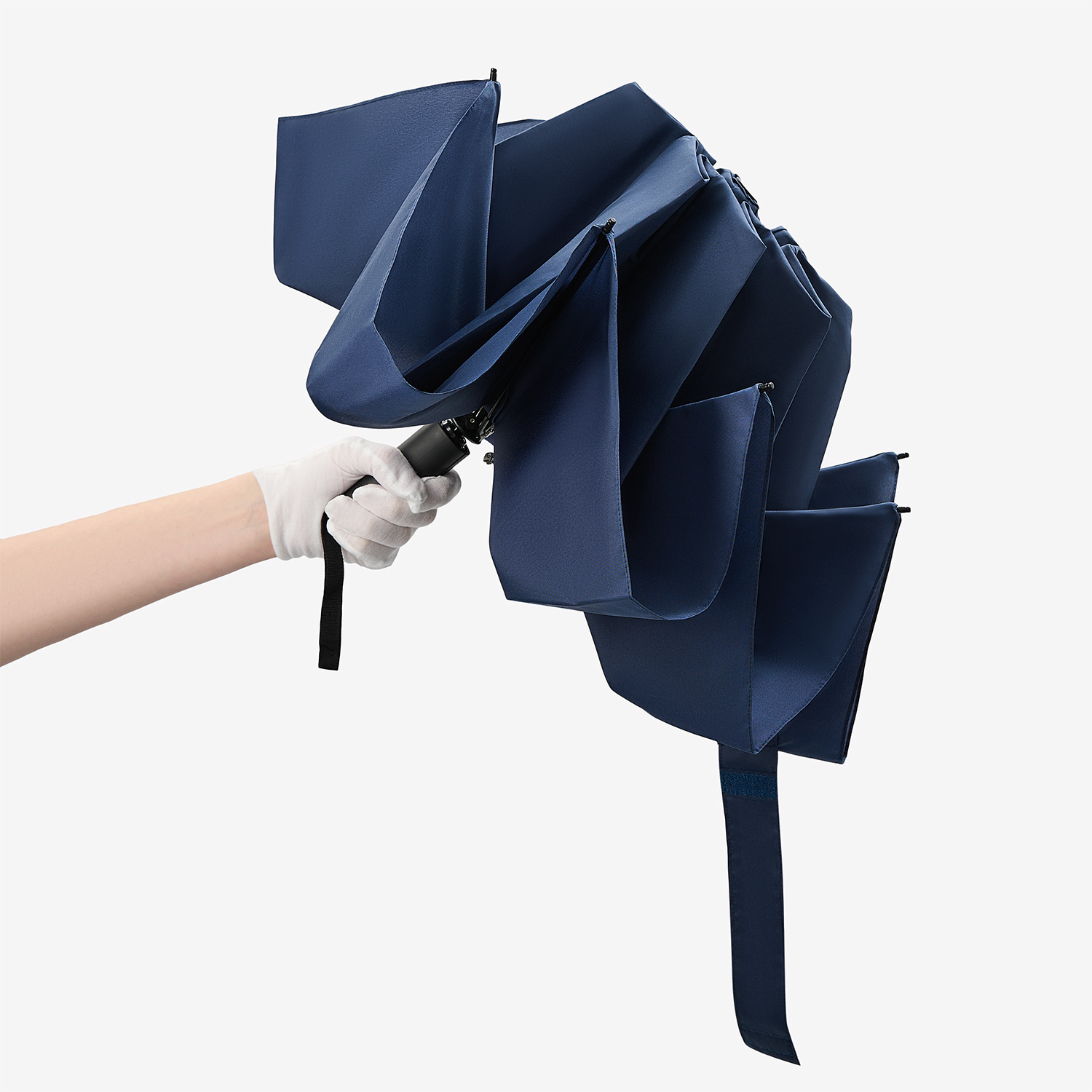 Зонт обратного сложения Олимп (Olymp), синий-7