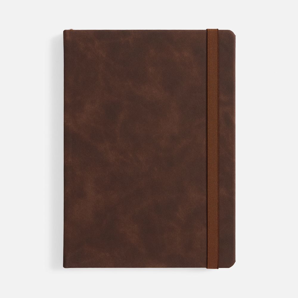 Ежедневник Urban Hard, недатированный, коричневый-0