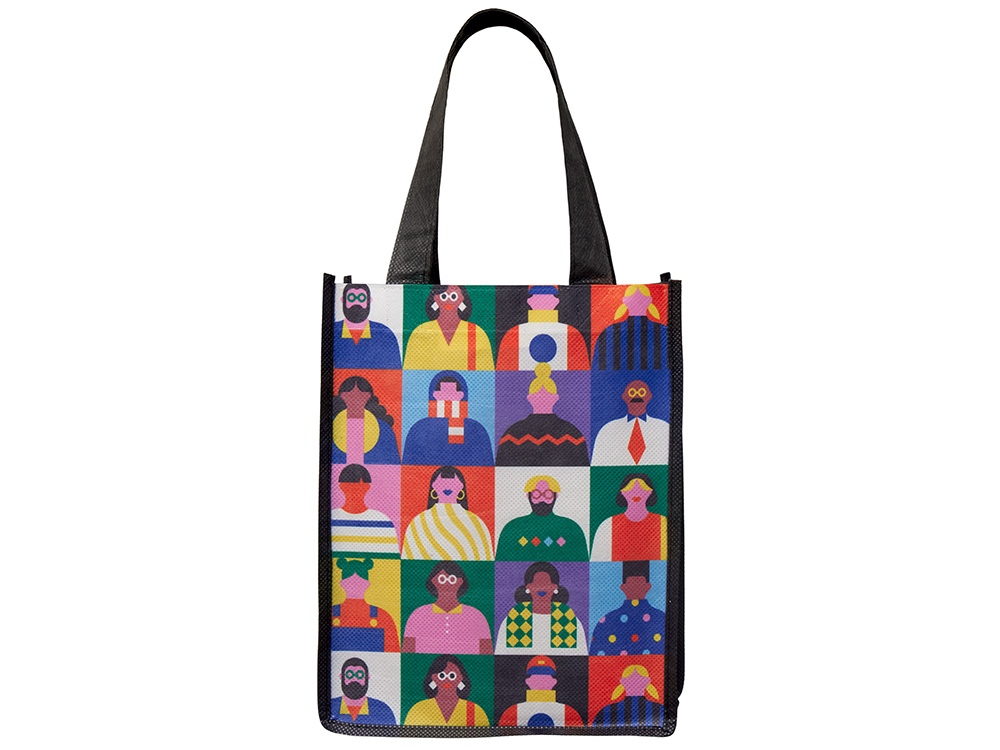 Сумка из нетканого материала PET с возможностью полноцветной печати-4