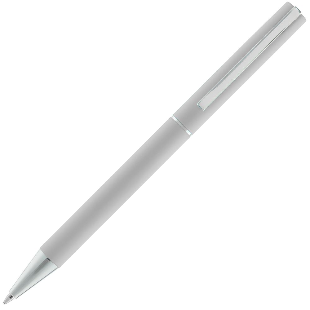 Ручка шариковая Blade Soft Touch, серая-1