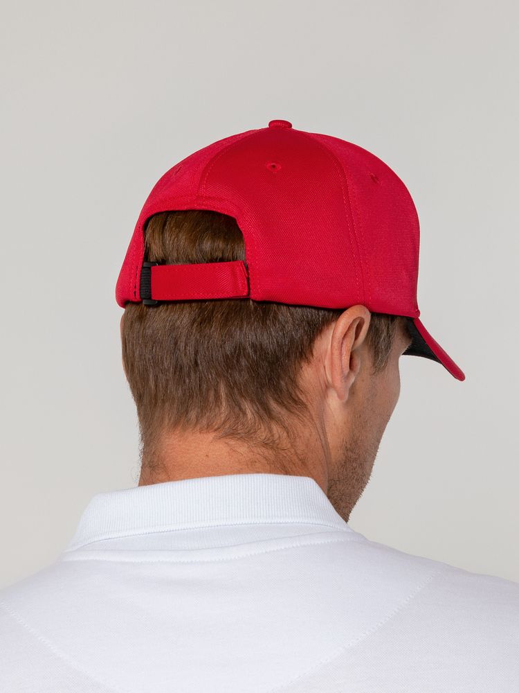 Бейсболка Harris, красная-6