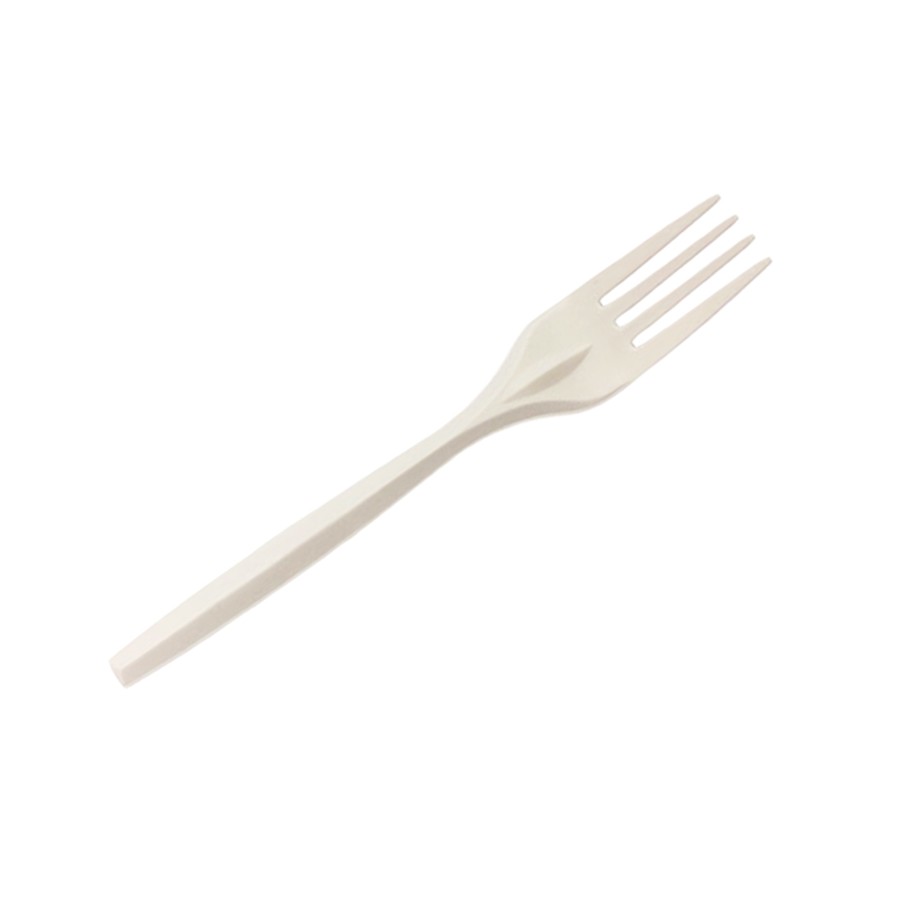Вилка из кукурузного крахмала, Белый-0