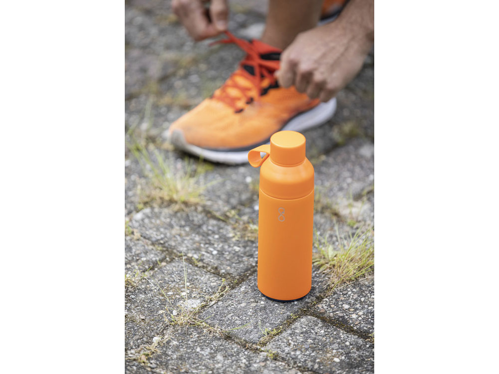 Бутылка для воды Ocean Bottle объемом 500 мл с вакуумной изоляцией, серый-3