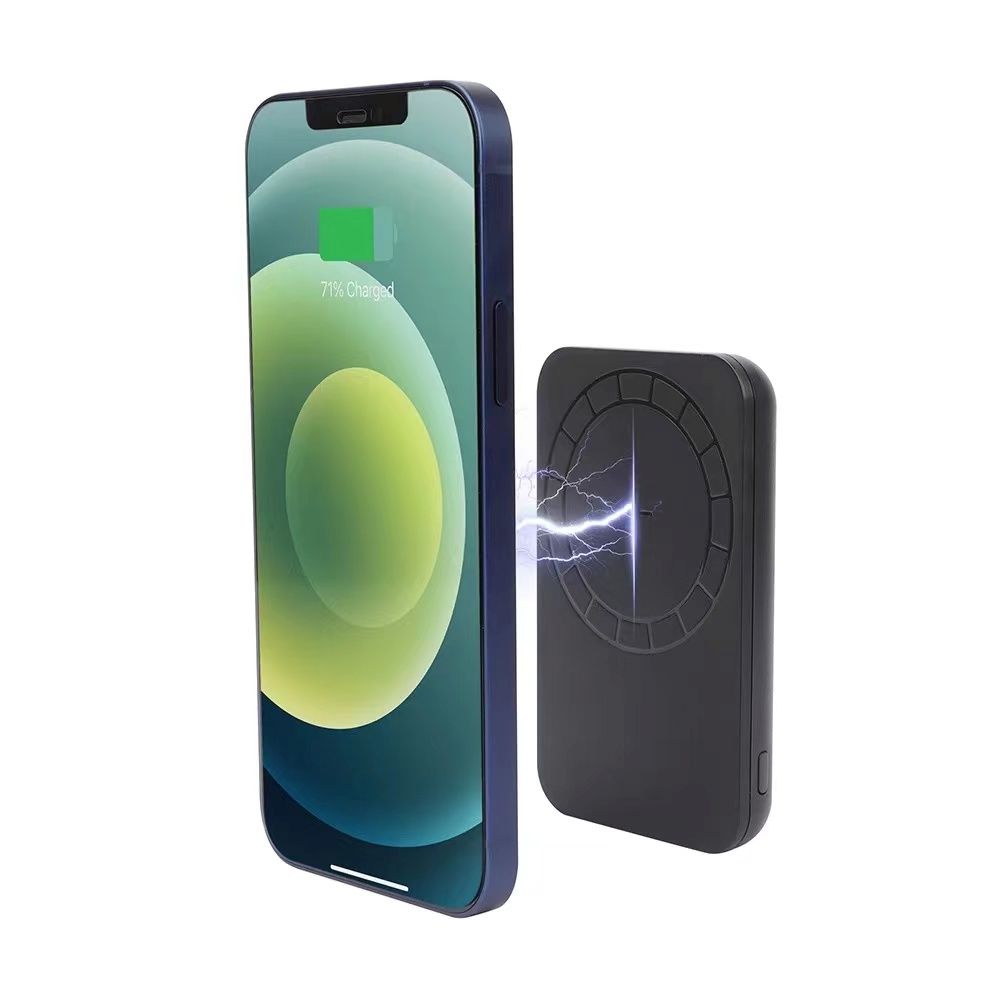 Магнитный беспроводной аккумулятор Magback 5000 мАч, черный-0