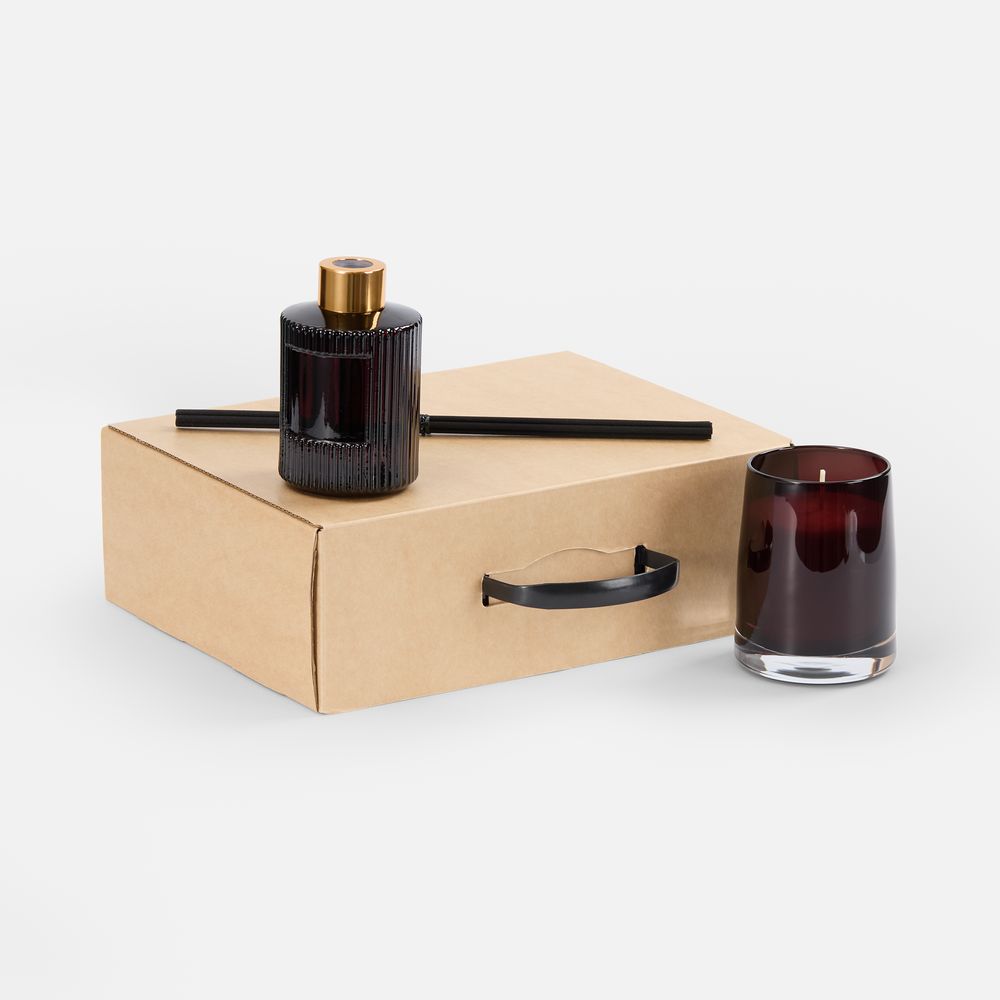 Набор Fragnola, грейпфрут и ветивер, бордовый-1