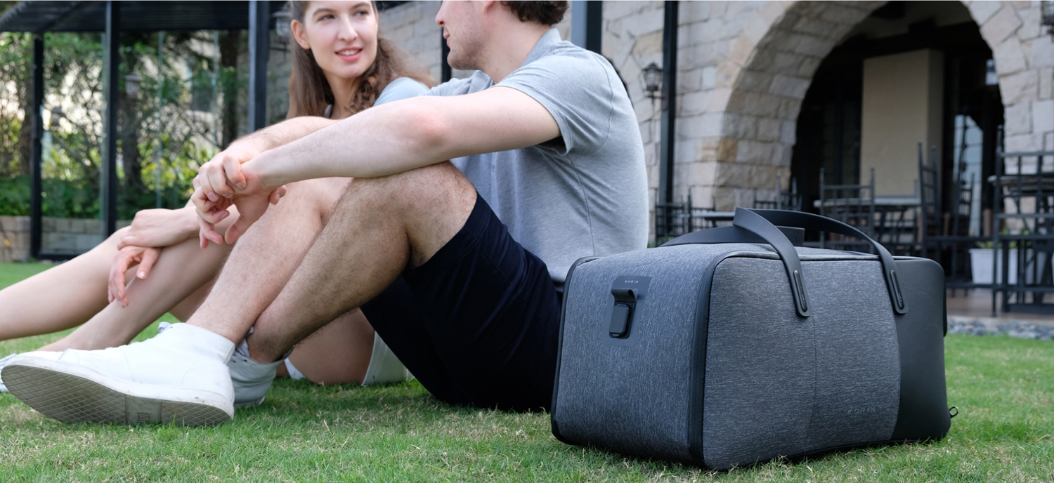 Дорожная сумка KORIN FlexPack Go 53х23х26 см, темно-серая-25