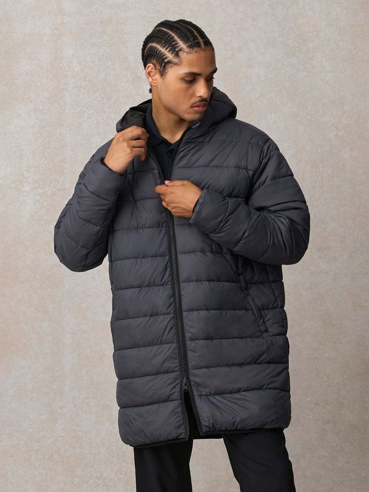 Куртка-парка унисекс Reverse, темно-синяя-6