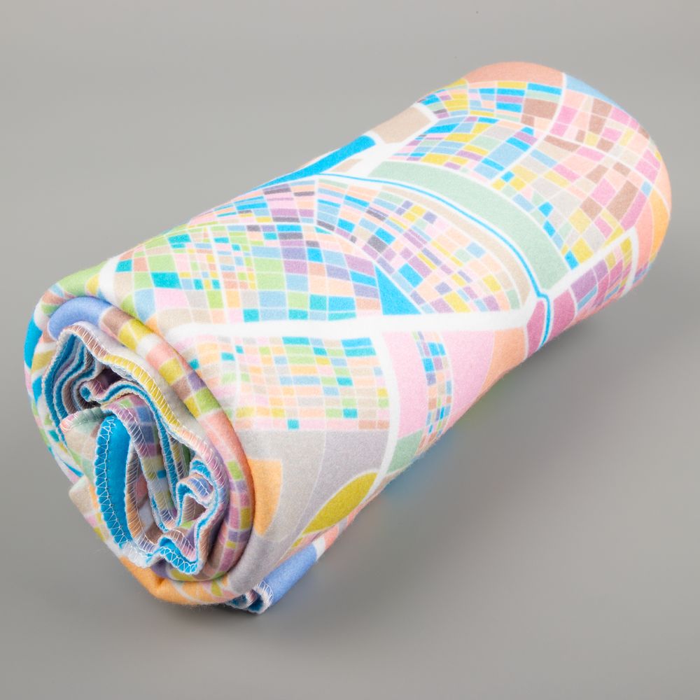 Флисовый плед Feltro Color Plus с печатью на заказ, S-4