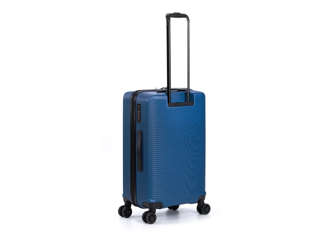 Чемодан TORBER Caspian, тёмно-синий, ABS-пластик, 43 х 26 х 68 см, 64 л-1