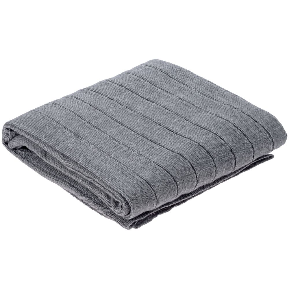 Плед Pluma, темно-серый (графит)-2