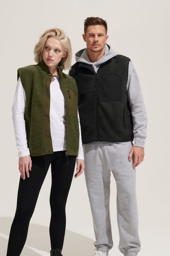 Жилет унисекс Fury BW, бежевый-5