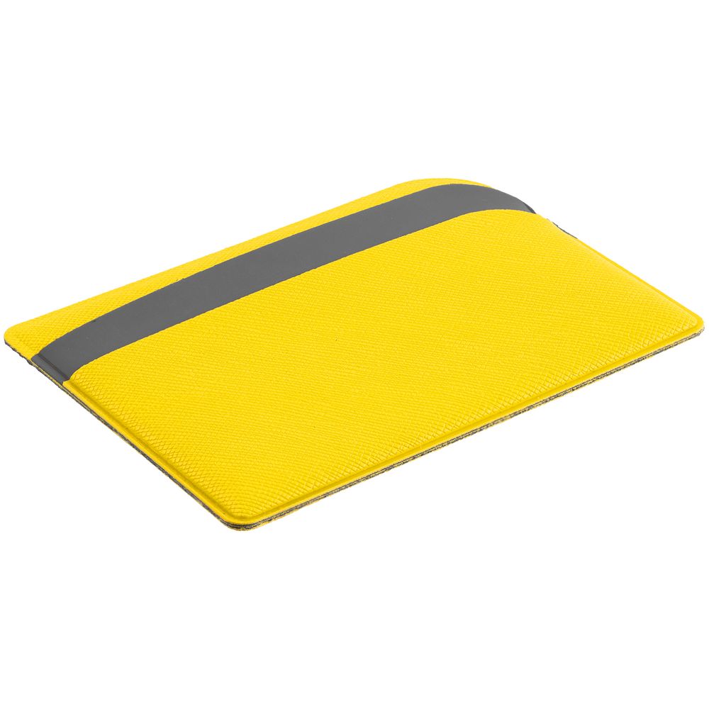 Чехол для карточек Dual, желтый-2