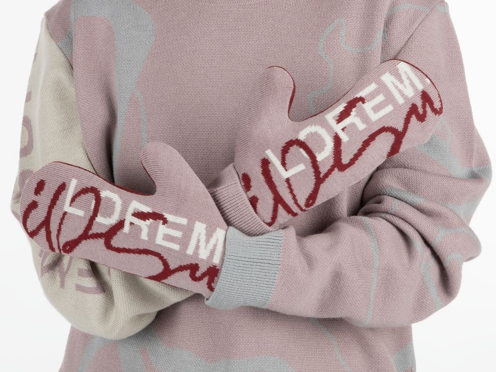 Варежки на заказ Mani, полушерсть-4