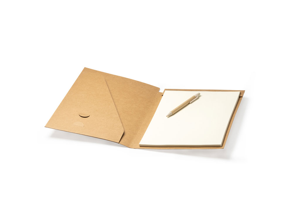 Папка YASPER из переработанного картона, бежевый-1