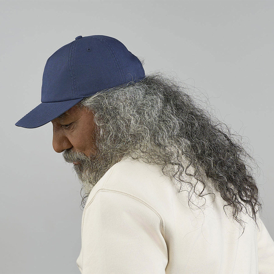 Бейсболка DAD HAT-S, 6 клиньев, металлическая застежка, темно-серый-6