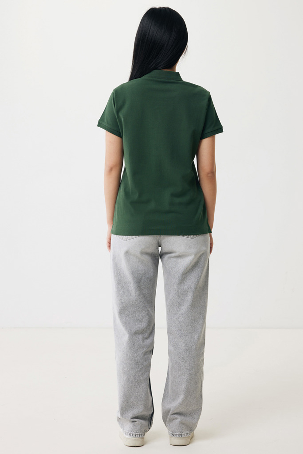 Женская рубашка поло Iqoniq Yosemite из переработанного хлопка-пике, унисекс, 220 г/м²-6