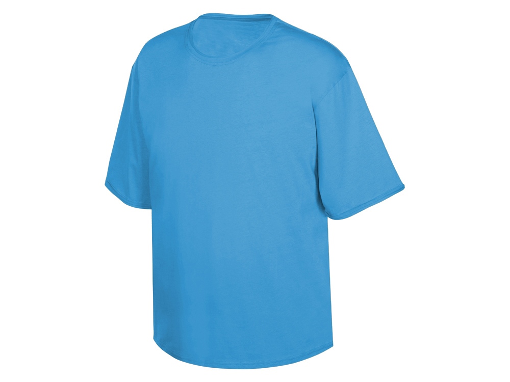 Футболка оверсайз Liyon унисекс, лазурный-6