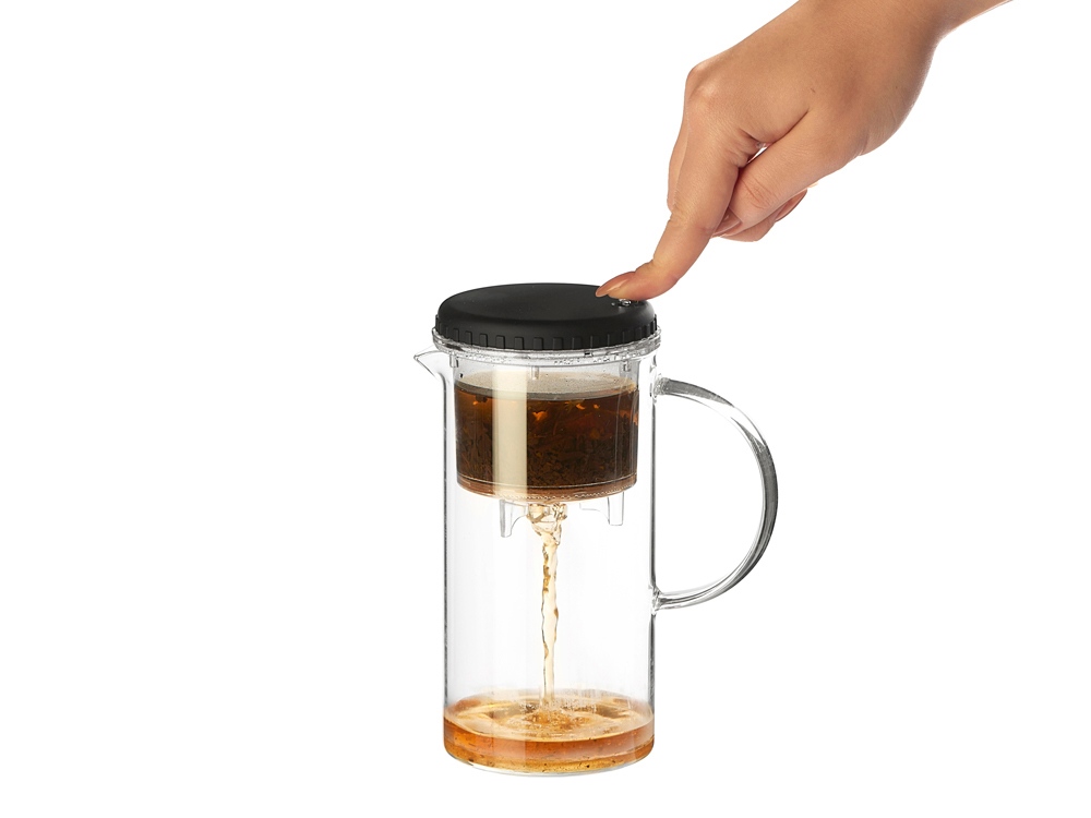 Стеклянный заварочный чайник Gunfu, 600 мл-4