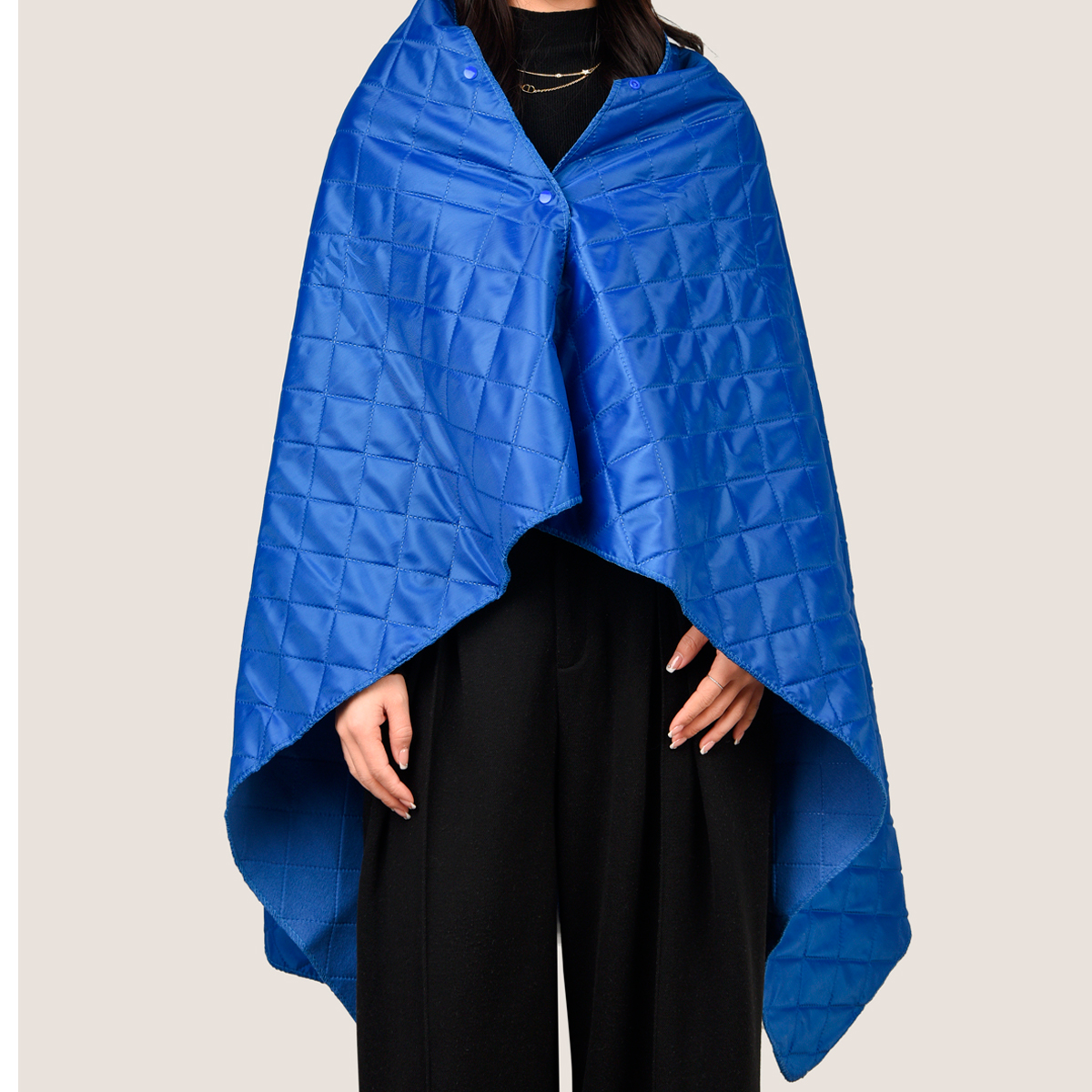 Плед PONCHO, Синий-1