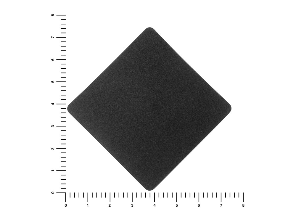 ПАТЧ РОМБ nubuk (чёрный) 7,6 х 7,6 см-1